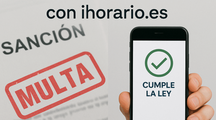 ¿Cómo evitar sanciones de hasta 6.250 € con el control horario? Guía rápida para cumplir la ley 3 articulo2