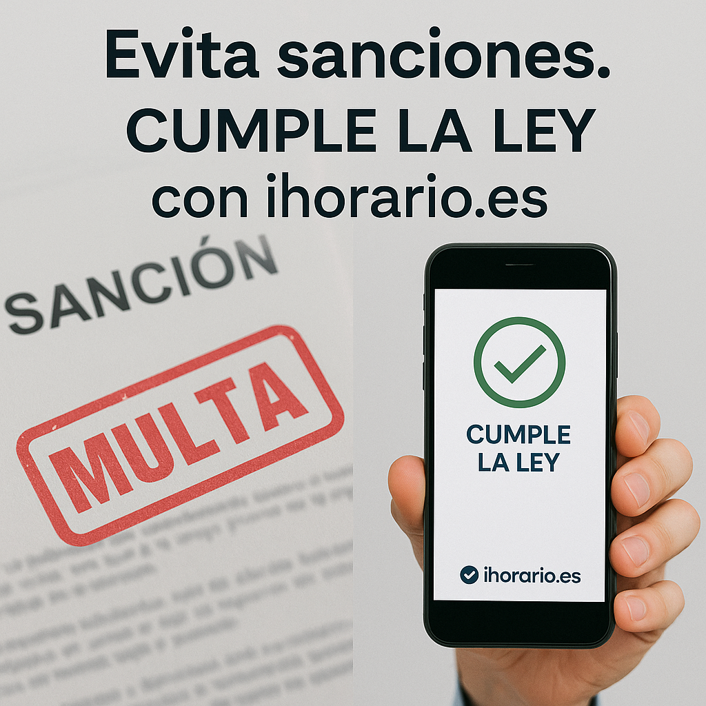 ¿Cómo evitar sanciones de hasta 6.250 € con el control horario? Guía rápida para cumplir la ley 1 articulo2